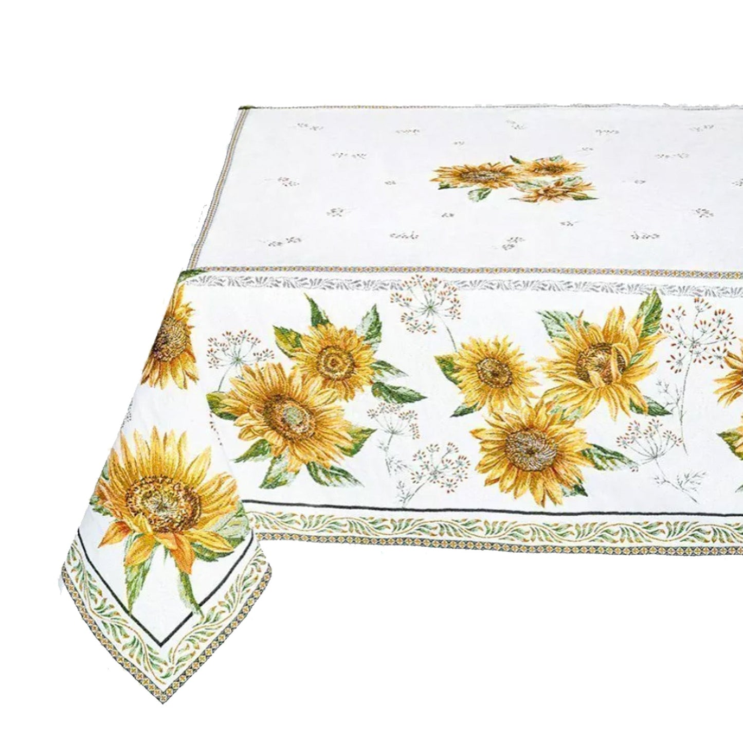 Sunflower Jacquard Tablecloth 250