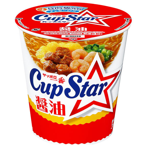 Sanyo Foods Sapporo Ichiban Cup Star Soy Sauce 71g x 12 pieces [Shipped in Japan]