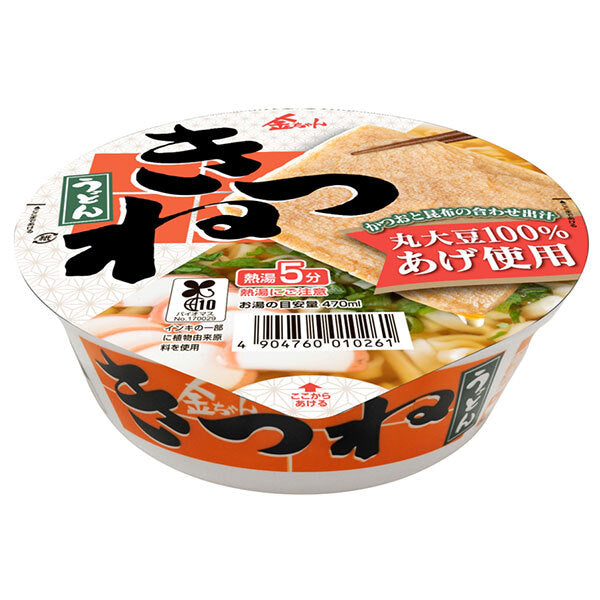 徳島製粉 新金ちゃん きつねうどん 95g×12個入【日本出荷】