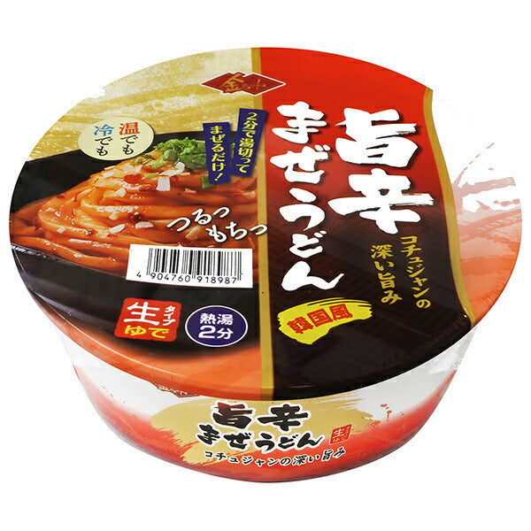 Tokushima Seifun Kin-chan Spicy Maze Udon 172g x 12 pieces [Shipped in Japan]