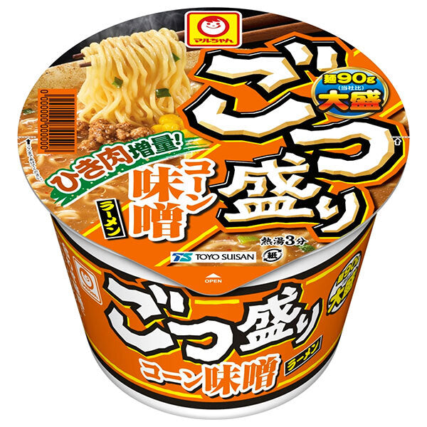 東洋水産 マルちゃん ごつ盛り コーン味噌ラーメン 138g×12個入【日本出荷】
