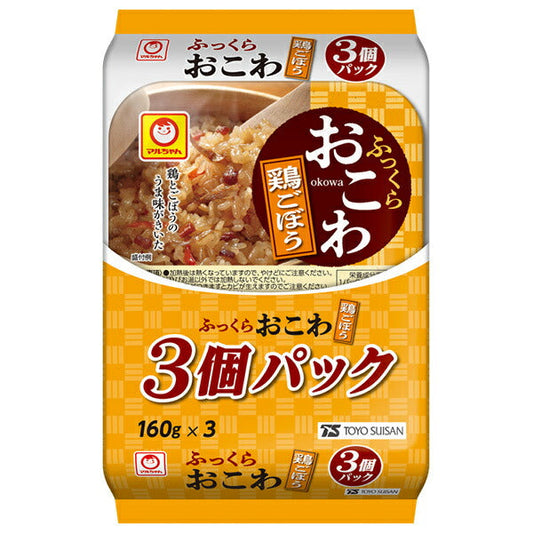 Toyo Suisan Fluffy Okowa Chicken Burdock 3 pack (160g x 3 pieces) x 8 pieces [Shipped in Japan]