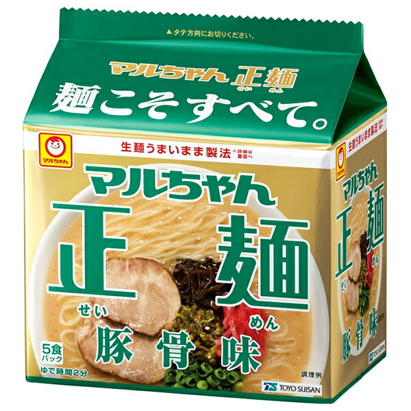 Toyo Suisan Maruchan Seimen Tonkotsu Flavor (93g x 5) x 6 Packs [Ships from Japan]