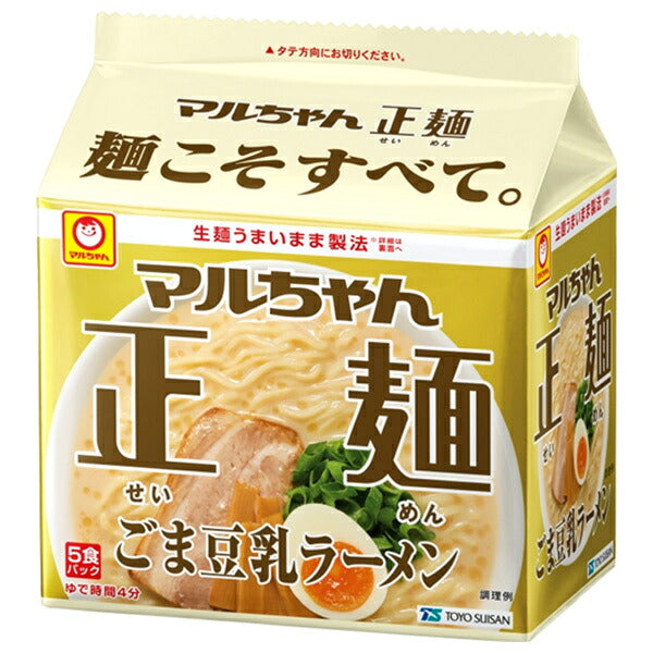 東洋水産 マルちゃん正麺 とろみあんかけ醤油ラーメン 5食×6個入【日本出荷】