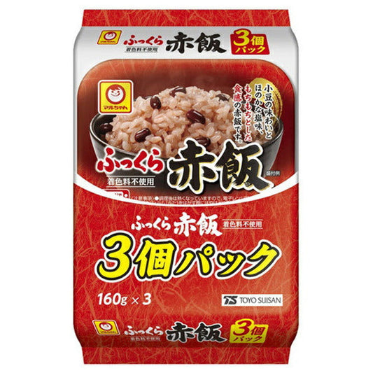 Toyo Suisan Plump Sekihan 3 pack (160g x 3 pieces) x 8 pieces [Shipped in Japan]