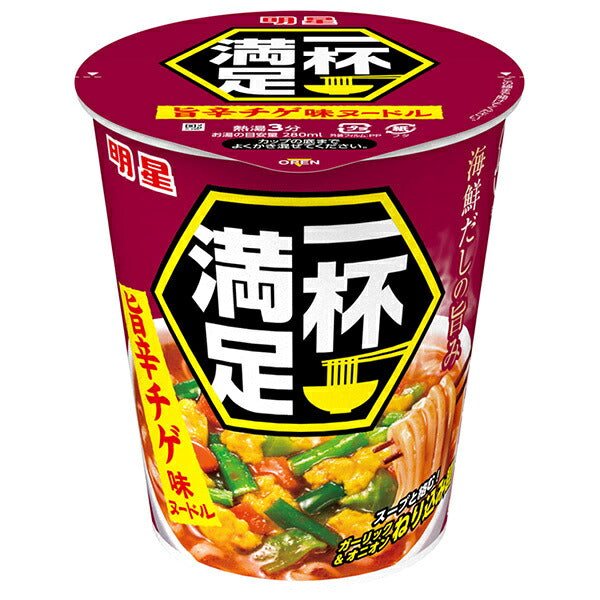 Myojo Foods Satisfied One Cup Delicious Chige Flavor Noodles 62g x 12 pieces [Shipped in Japan]
