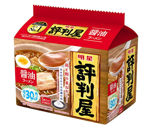 Myojo Foods Hyakutenya Soy Sauce Ramen 5-meal pack x 6 bags [shipped in Japan]