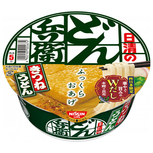 日清食品 日清のどん兵衛 きつねうどん [西] 95g×12個入【日本出荷】