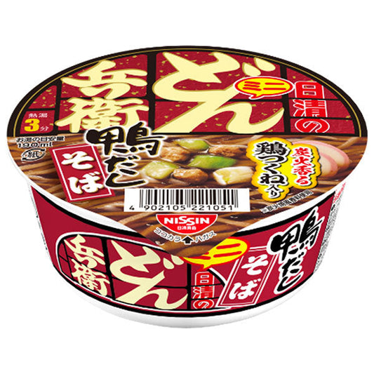 日清食品 日清のどん兵衛 鴨だしそばミニ 46g×24(12×2)個入【日本出荷】