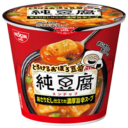 日清食品 とろけるおぼろ豆腐 純豆腐 スンドゥブ 17g×12(6×2)個入【日本出荷】