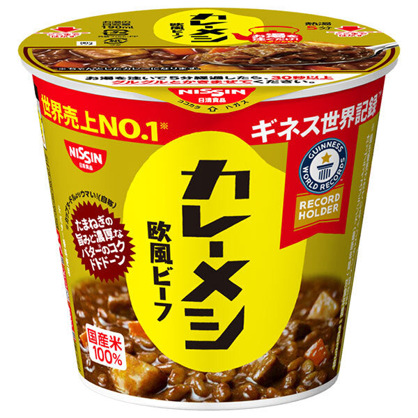 Nissin Foods Nissin Curry Meshi European Beef 89g x 6 pieces [Shipped in Japan]