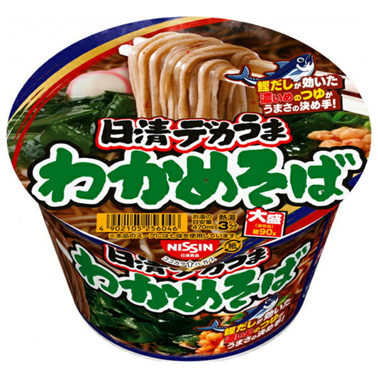 Nissin Foods Nissin Deka Uma Wakame Soba 106g x 12 pieces [Shipped in Japan]