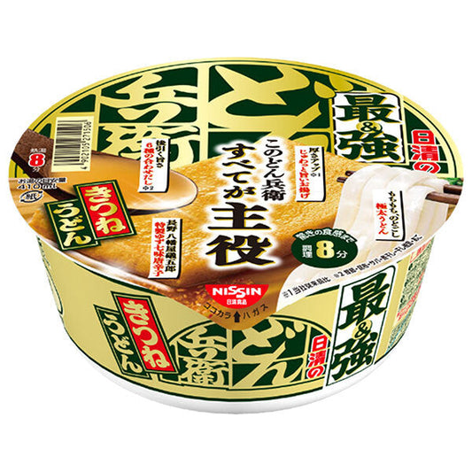 日清食品 日清の最強どん兵衛 きつねうどん 93g×12個入【日本出荷】