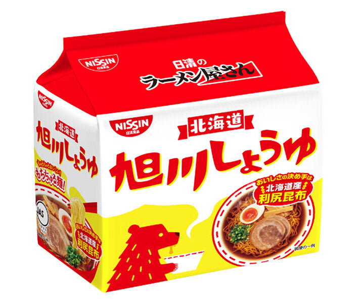 Nissin Foods Nissin Ramen Shop Asahikawa Soy Sauce 5-pack x 6 [Ships from Japan] 
