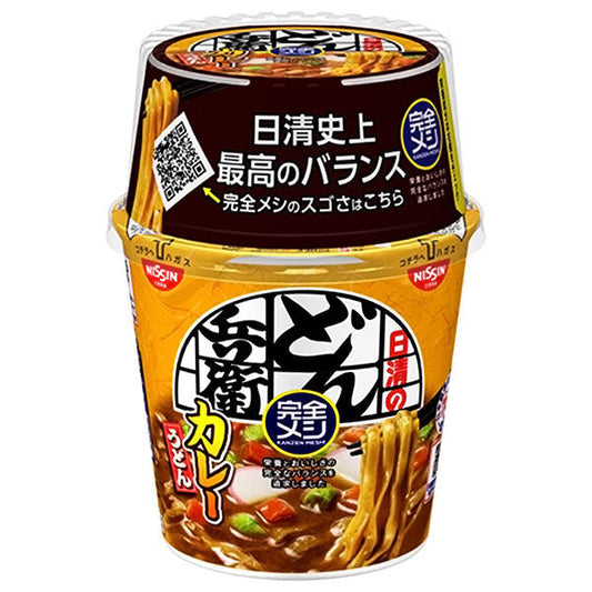 日清食品 完全メシ 日清のどん兵衛 カレーうどん 112g×6個入【日本出荷】