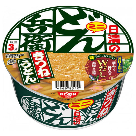 日清食品 日清のどん兵衛 きつねうどん ミニ [西] 42g×12個入【日本出荷】