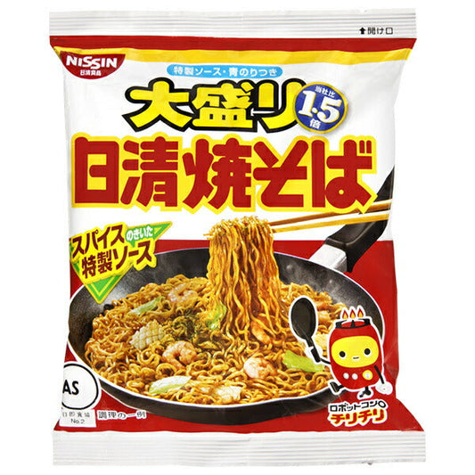 日清食品 日清焼そば 大盛り1.5倍 151g×12袋入【日本出荷】