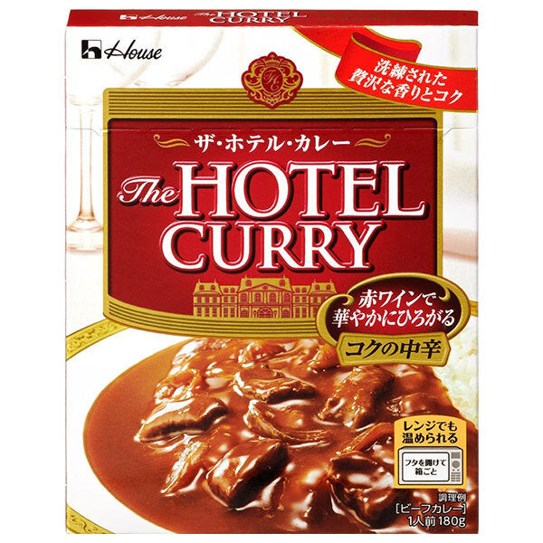 ハウス食品 ザ ホテル カレー コクの中辛 180g×30個入【日本出荷】
