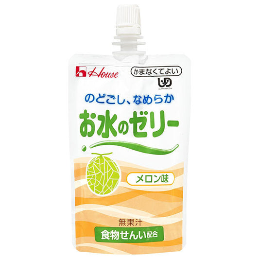ハウス食品 お水のゼリー メロン味 120g×40本入【日本出荷】
