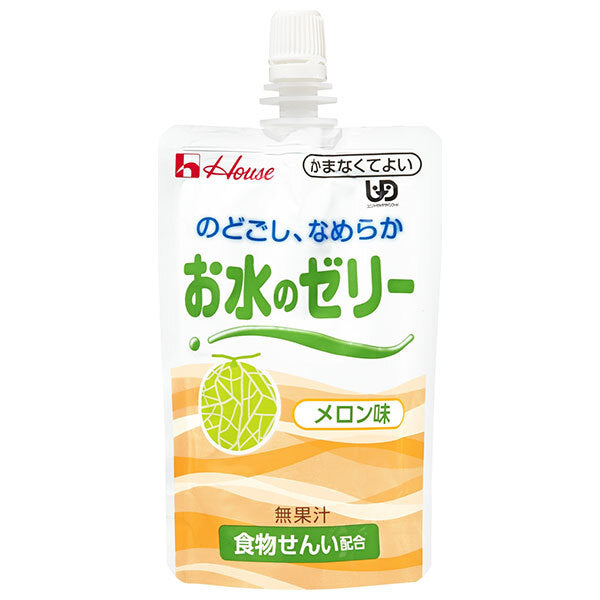 House Foods Water Jelly Melon Flavor 120g x 40 pieces [Shipped in Japan]