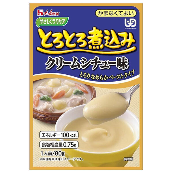 House Foods Easy Raku Care Cream Stew Flavor 80g x 40 pieces [Shipped in Japan]