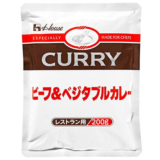 ハウス食品 ビーフ&ベジタブルカレー 200g×30袋入【日本出荷】