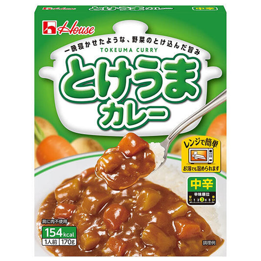 House Foods Tokeuma Curry Medium Spicy 170g x 30 pieces [Shipped in Japan]