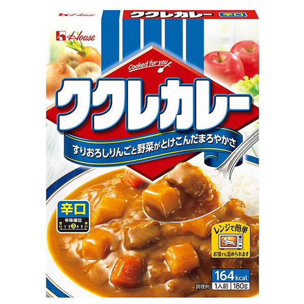 House Foods Kukure Curry, Spicy, 180g x 30 packs [Ships from Japan] 