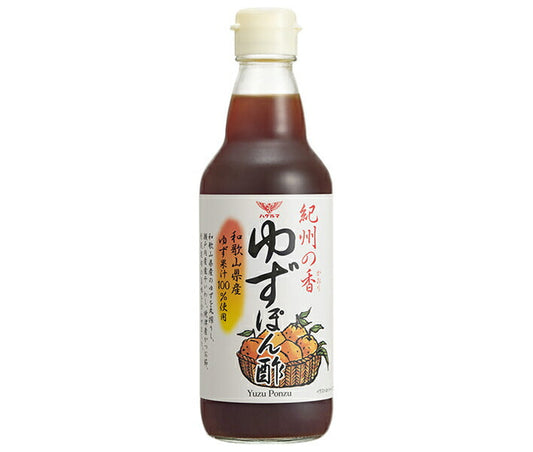 ハグルマ 紀州の香 ゆずぽん酢 360ml瓶×12本入【日本出荷】