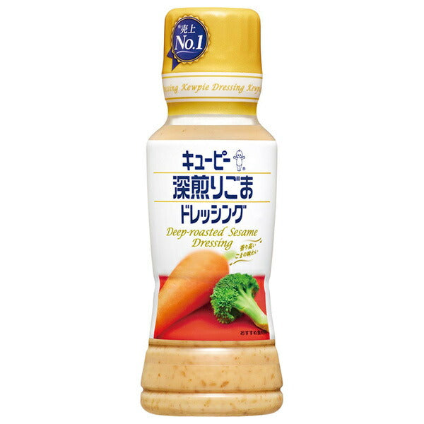 Kewpie Deep Roasted Sesame Dressing 180ml plastic bottle x 12 pieces [shipped in Japan]