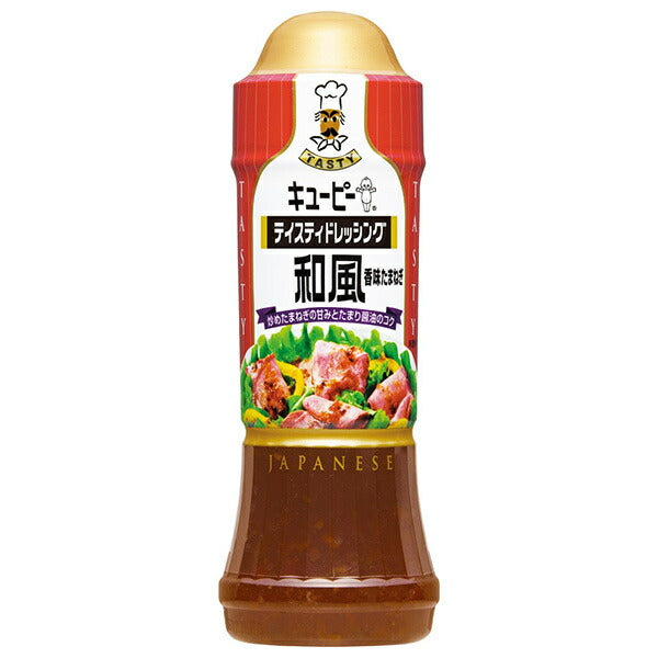 Kewpie Tasty Dressing, Japanese Style, Onion Flavor, 210ml PET Bottle x 12 [Ships from Japan]
