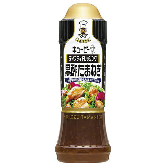 キューピー テイスティドレッシング 黒酢たまねぎ 210mlペットボトル×12本入【日本出荷】