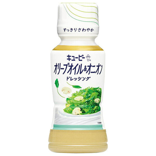 キューピー オリーブオイル&オニオンドレッシング 180mlペットボトル×12本入【日本出荷】