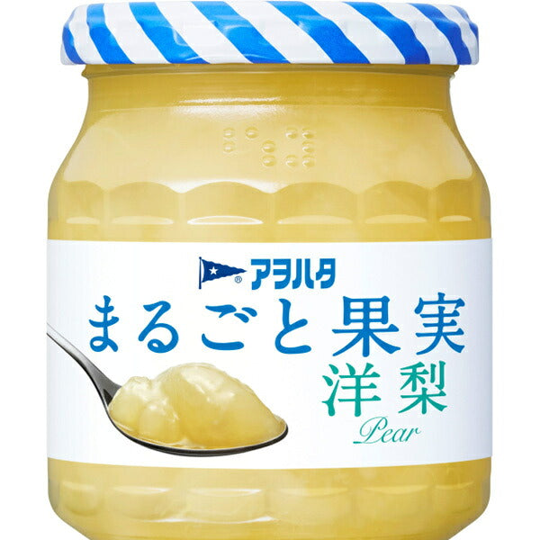Aohata Whole Fruit Pear 250g jar x 6 pieces [Shipped in Japan]