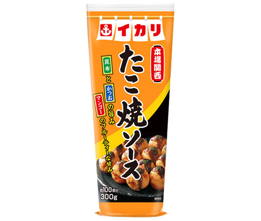 イカリソース たこ焼ソース 300g×10本入【日本出荷】