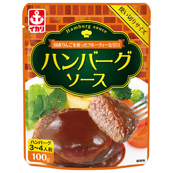 Ikari Sauce Hamburger Sauce 100g x 10 bags [Ships from Japan] 