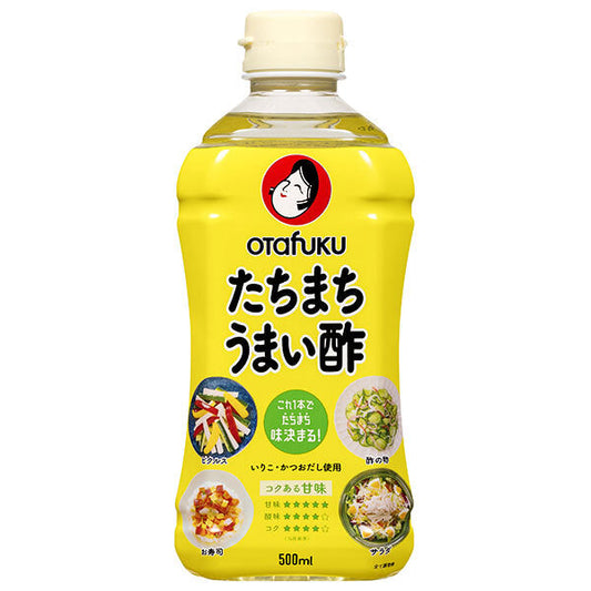Otafuku Instantly Delicious Vinegar 500ml x 12 Bottles [Ships from Japan] 
