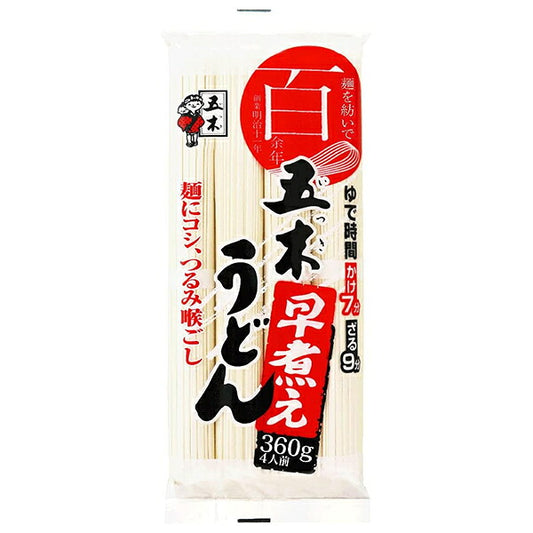 五木食品 早煮えうどん 360g×20袋入【日本出荷】