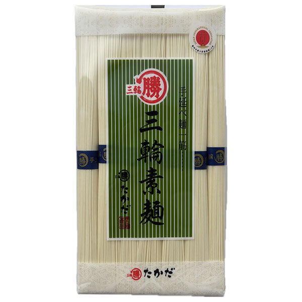 マル勝高田 三輪素麺 徳判 700g×12個入【日本出荷】