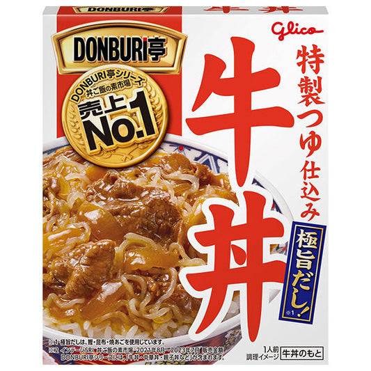 Ezaki Glico DONBURI-tei Beef Bowl 160g x 10 pieces [Shipped in Japan]