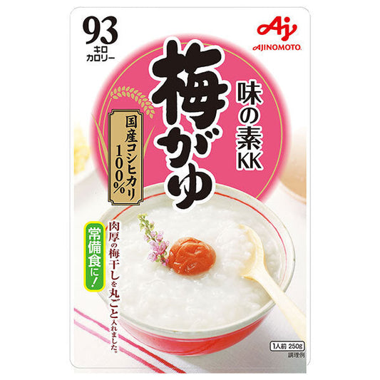 Ajinomoto Ajinomoto KK porridge plum gayu 250g pouch x 27 (9 x 3) bags [shipped in Japan]