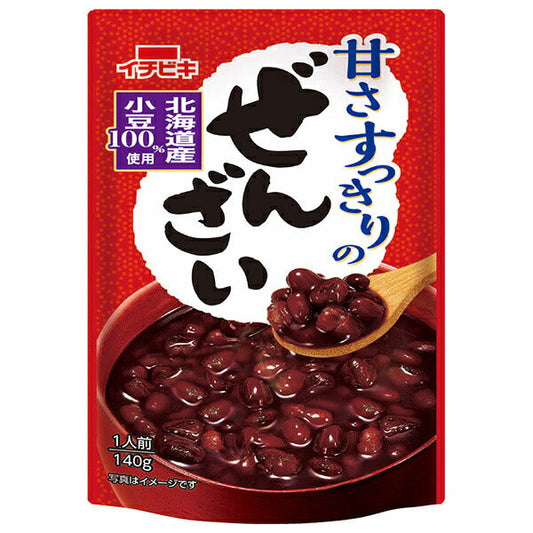 イチビキ 甘さすっきりのぜんざい 140g×20(10×2)袋入【日本出荷】