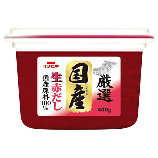 Ichibiki Specially Selected Domestic Fresh Red Miso Soup, 400g x 6 packs 
