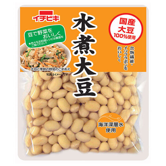 Ichibiki Domestic Boiled Soybeans, 140g x 12 bags [Ships from Japan] 
