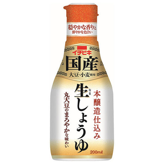 Ichibiki Tabletop Raw Soy Sauce, Made in Japan, 200ml PET Bottle x 8 [Ships from Japan] 
