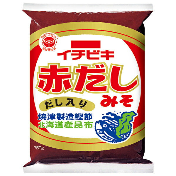 イチビキ 赤だしみそ 750g×12個入 【日本出荷】