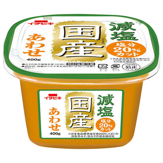イチビキ 減塩 国産あわせ 400g×6個入【日本出荷】