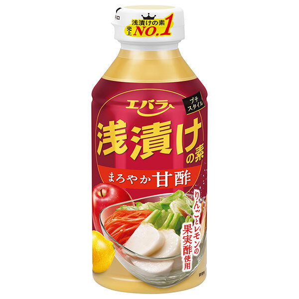 Ebara Foods Petit Style Pickle Base, Mellow Sweet Vinegar, 300ml PET Bottle x 12 [Ships from Japan]