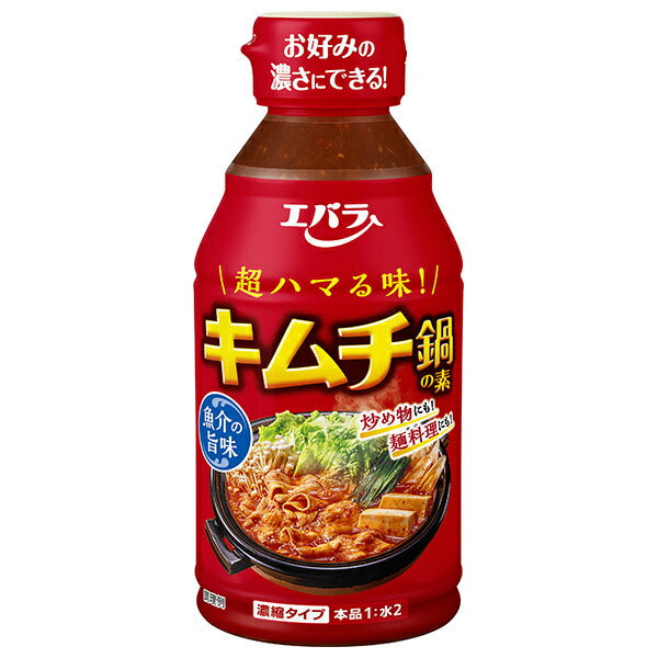 エバラ食品 キムチ鍋の素 300ml×12本入【日本出荷】