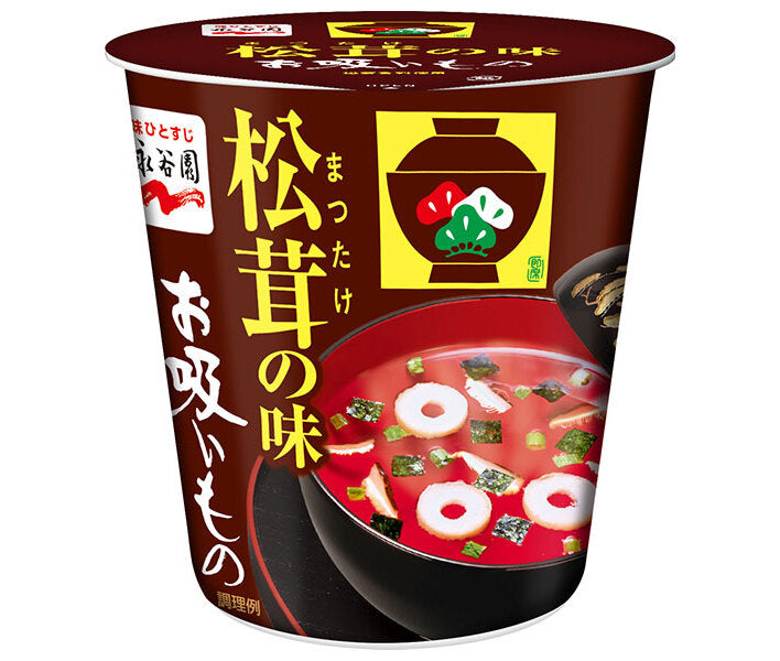 Nagatanien Matsutake Mushroom Soup in Cups, 3g x 6 [Ships from Japan] 